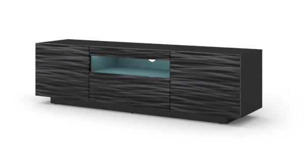 Szafka RTV Aura cm uniwersalna wisząca stojąca czarna sahara